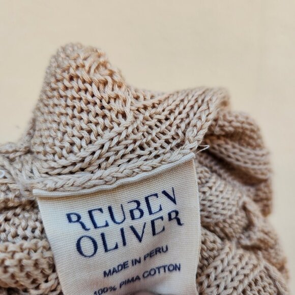 Reuben Oliver The Country Club Cable Knit Short in Champagne - Picture 7 of 7